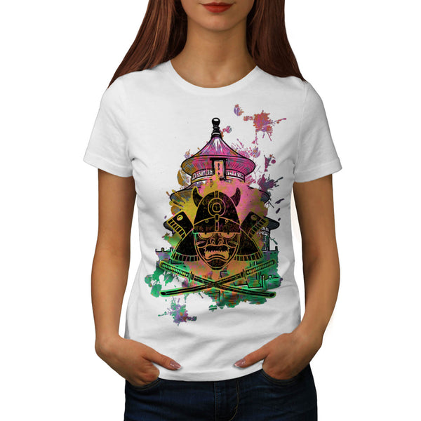 Japanese Sword Mask Womens T-Shirt