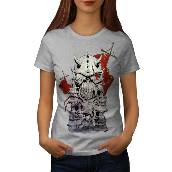 Skull Devil Beast Womens T-Shirt
