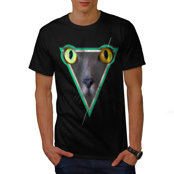 Furious Cat Look Mens T-Shirt