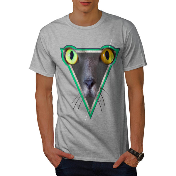 Furious Cat Look Mens T-Shirt