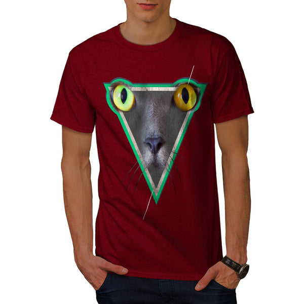 Furious Cat Look Mens T-Shirt