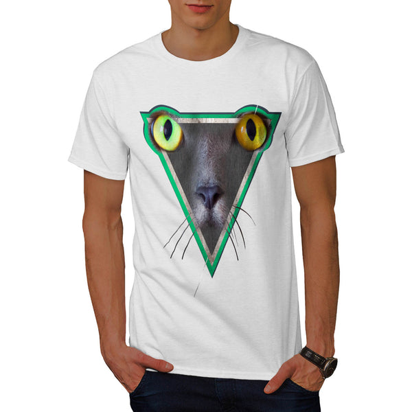 Furious Cat Look Mens T-Shirt