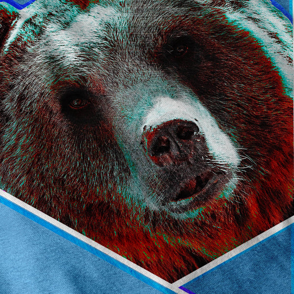 Grizzly Bear Growl Mens T-Shirt