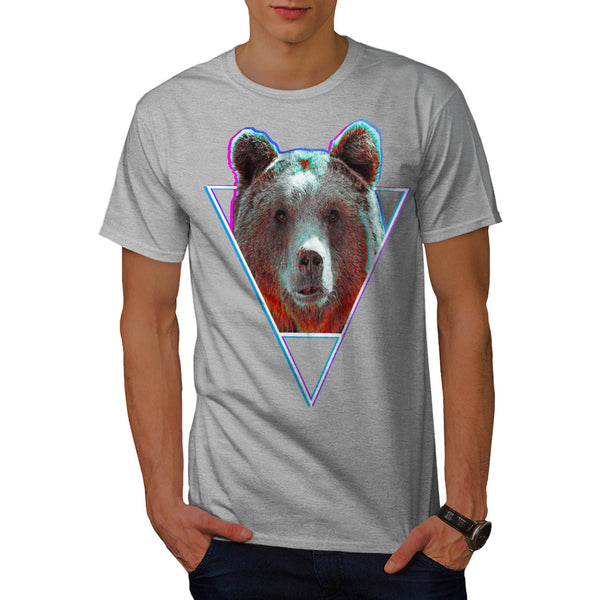 Grizzly Bear Growl Mens T-Shirt