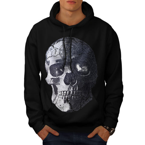 Skull Head War Eyes Mens Hoodie