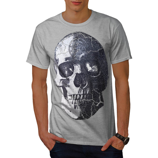 Skull Head War Eyes Mens T-Shirt