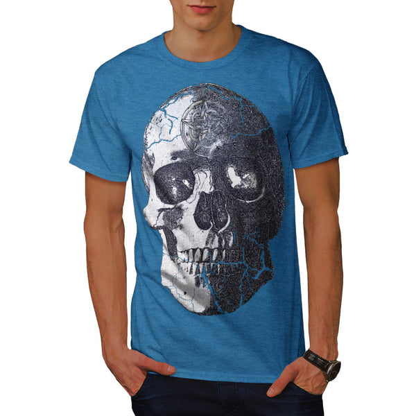 Skull Head War Eyes Mens T-Shirt