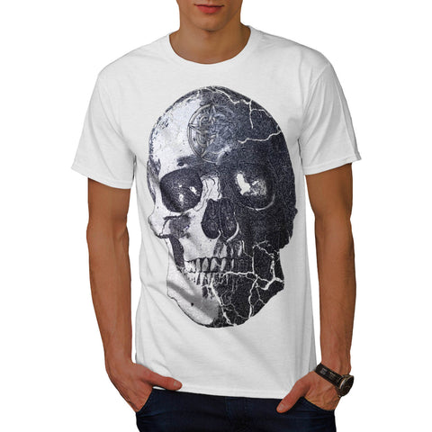 Skull Head War Eyes Mens T-Shirt