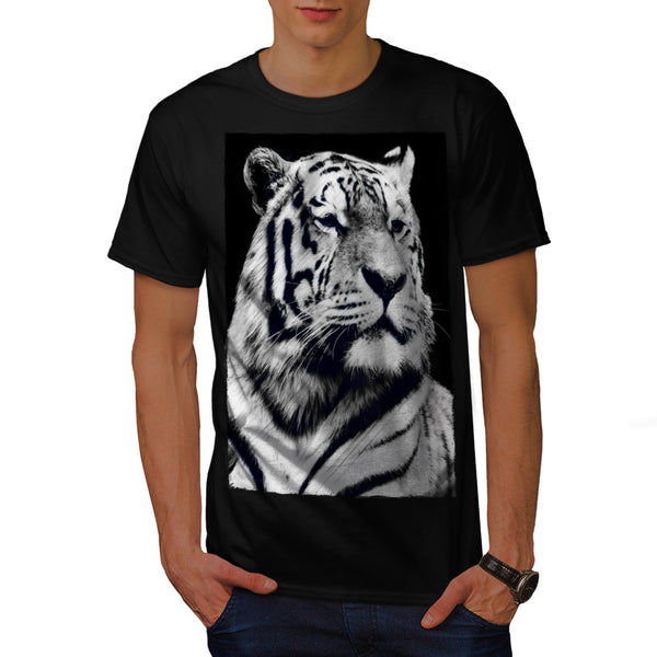 Magnific Grey Tiger Mens T-Shirt