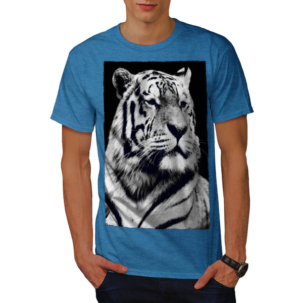 Magnific Grey Tiger Mens T-Shirt