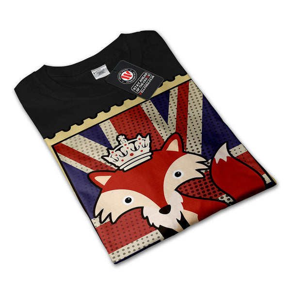 Great Britain Fox Womens Long Sleeve T-Shirt