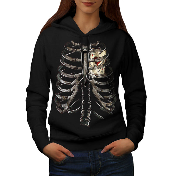 Human Anatomy Card Womens Hoodie