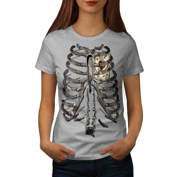 Human Anatomy Card Womens T-Shirt