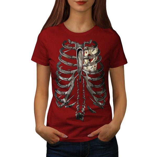 Human Anatomy Card Womens T-Shirt