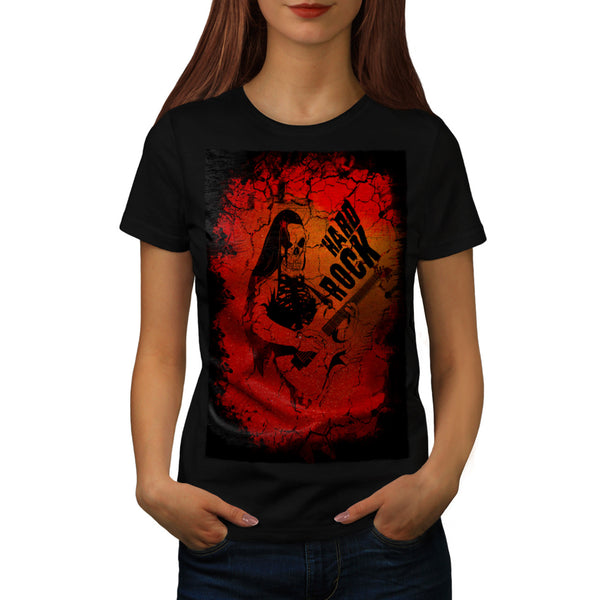 Hard Rock Guitar Womens T-Shirt