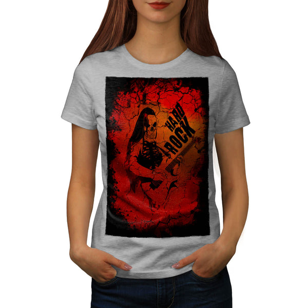 Hard Rock Guitar Womens T-Shirt