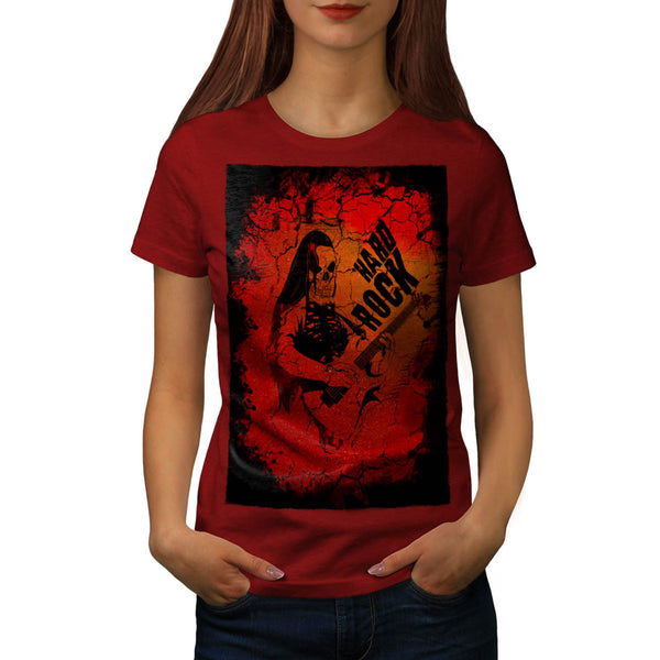 Hard Rock Guitar Womens T-Shirt