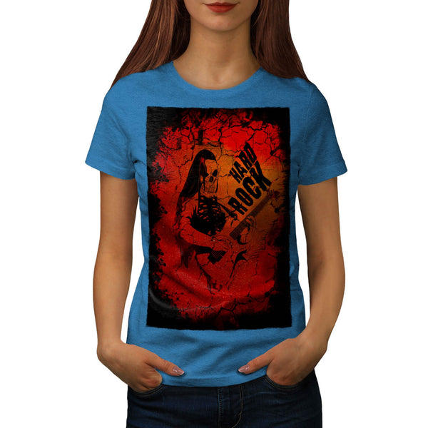 Hard Rock Guitar Womens T-Shirt