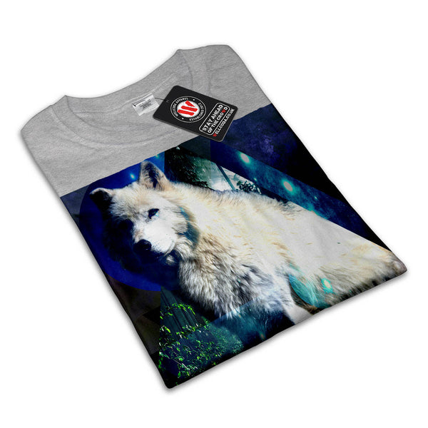 Triangle Wolf Animal Womens T-Shirt