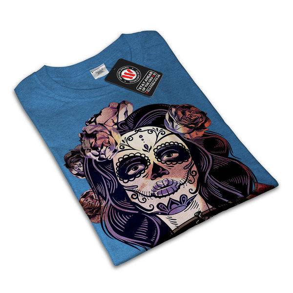 Roulette Girl Face Mens T-Shirt