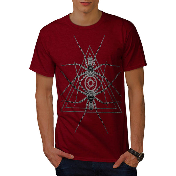 Spider Illuminati Mens T-Shirt