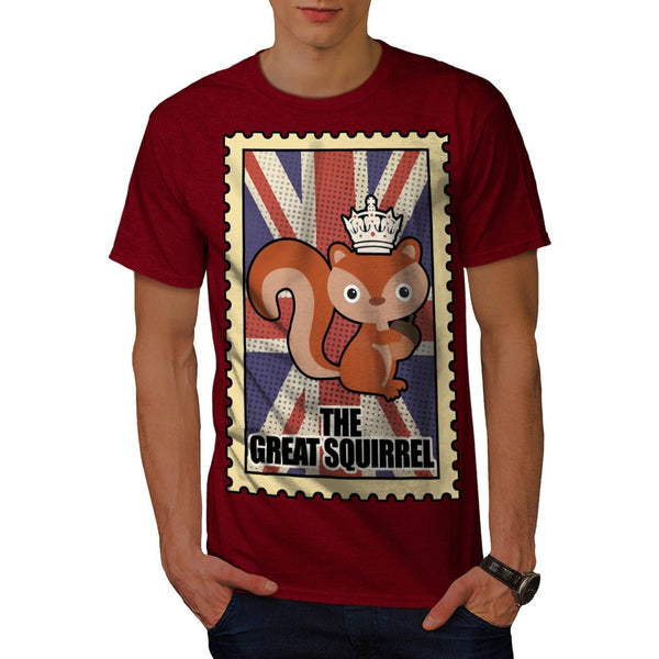 Animal Squirrel GB Mens T-Shirt