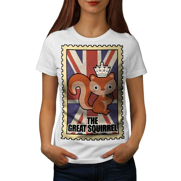 Animal Squirrel GB Womens T-Shirt