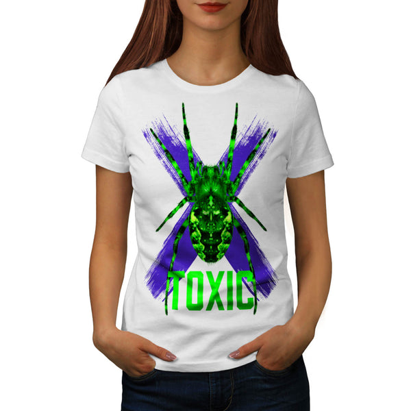 Toxic Spider Cross Womens T-Shirt