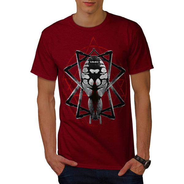 Spider Star Symbol Mens T-Shirt