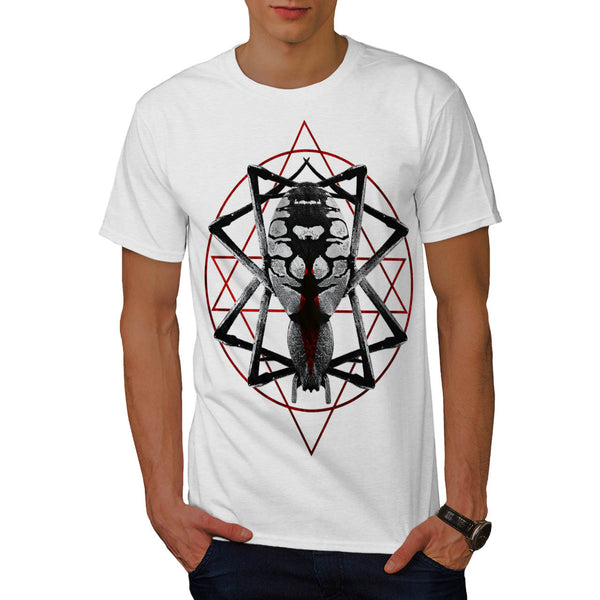Spider Star Symbol Mens T-Shirt
