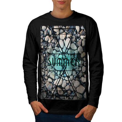 Playing Card Win Mens Long Sleeve T-Shirt