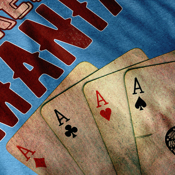 Poker Game Maniac Mens T-Shirt