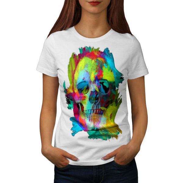 Skull Concert Horror Womens T-Shirt