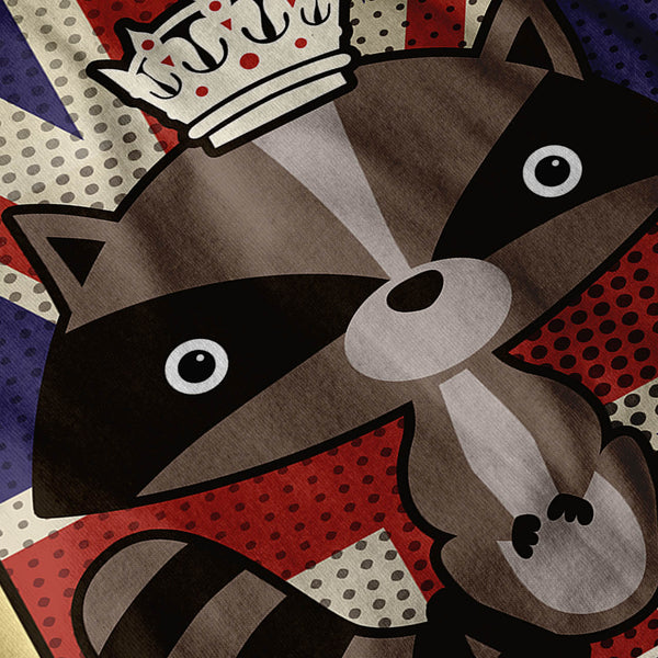 Great Britain Raccoon Mens Hoodie