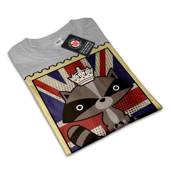 Great Britain Raccoon Womens T-Shirt