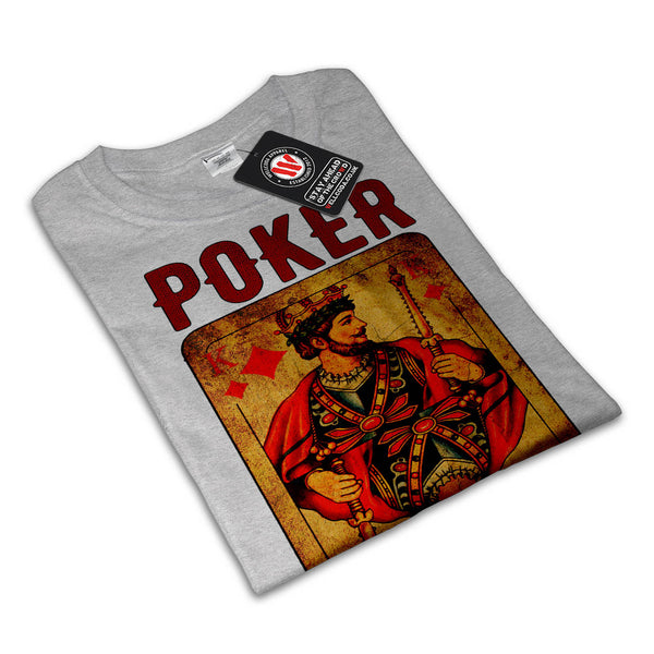 Poker Diamond King Womens T-Shirt