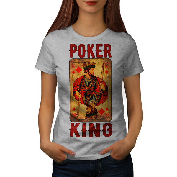 Poker Diamond King Womens T-Shirt