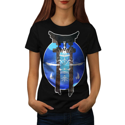 Japanese Temple Sign Womens T-Shirt