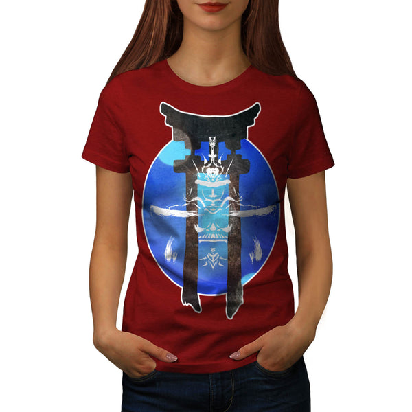Japanese Temple Sign Womens T-Shirt