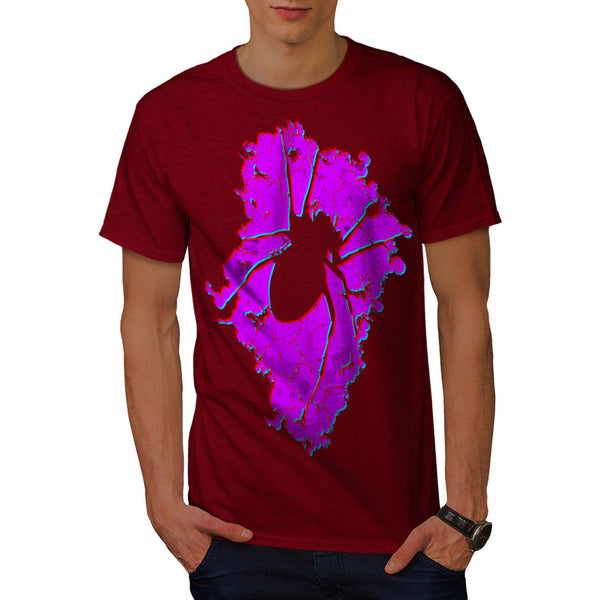 Bloody Spider Shape Mens T-Shirt