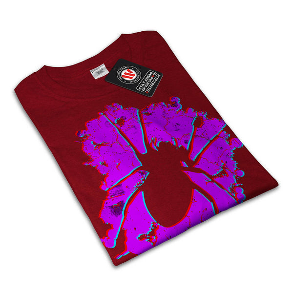Bloody Spider Shape Mens T-Shirt