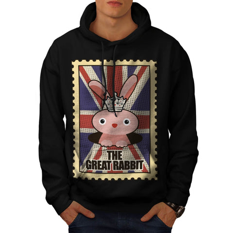 Animal Great Rabbit Mens Hoodie