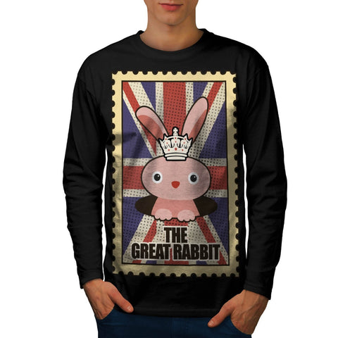 Animal Great Rabbit Mens Long Sleeve T-Shirt