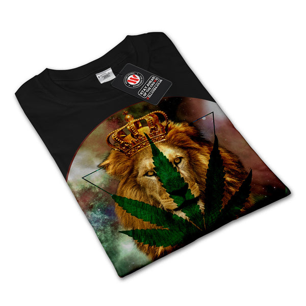 Royal Lion Dope Leaf Womens Long Sleeve T-Shirt