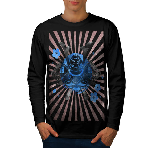 Japan Samurai Art Mens Long Sleeve T-Shirt