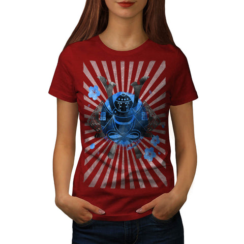 Japan Samurai Art Womens T-Shirt
