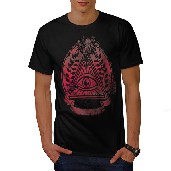 Illuminati Spider Mens T-Shirt