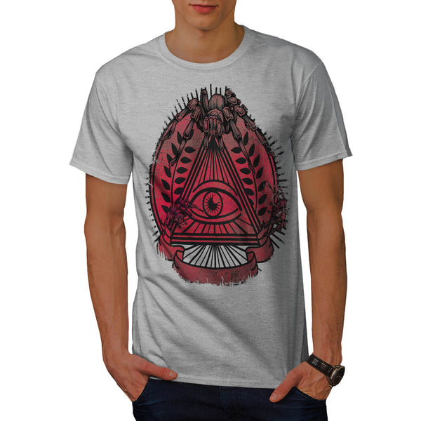 Illuminati Spider Mens T-Shirt