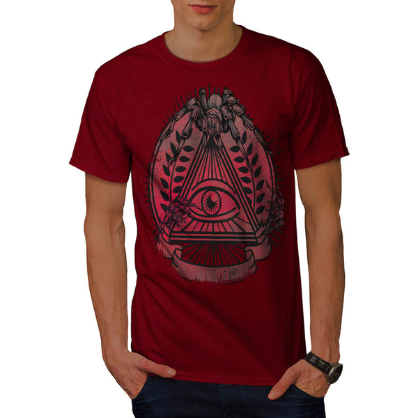 Illuminati Spider Mens T-Shirt