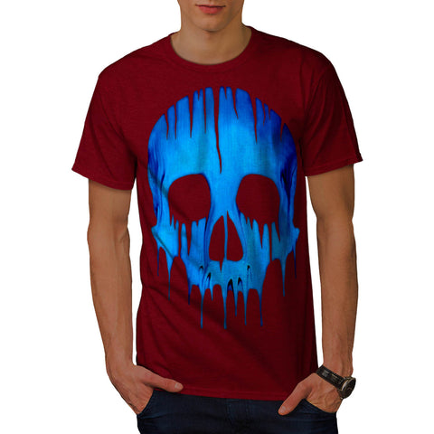Skull Acid Glow Art Mens T-Shirt